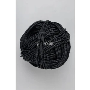 Şirin Yün Sarılmış Kağıt Ip 100 Gram Siyah