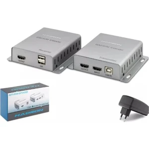 Hdx1355 Hdmi Kvm Extender 1080P 60M Silver