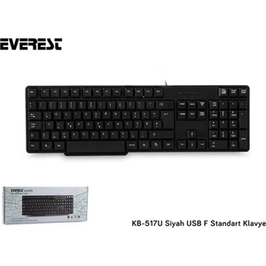 KB-517UF Siyah USB F Standart Klavye