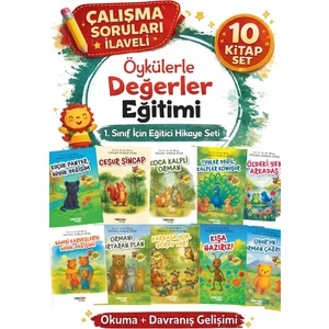 Öykülerle Değerler Eğitimi (Çalışma Soruları Ilaveli) 10 Kitap
