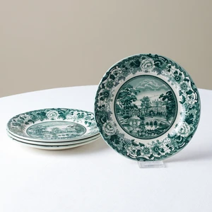 Old Town 4 Parça Pasta Takımı Yeşil 21 cm