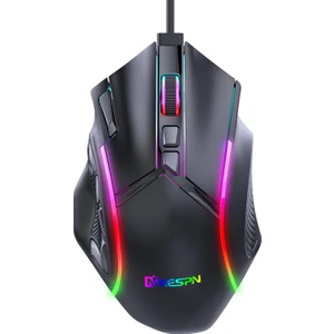 Gaming Mouse Mkespn X15 12 Key Macro Programmıng Game Mouse
