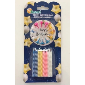 Ksmart Doğum Günü Pasta Mumu 24'Lü