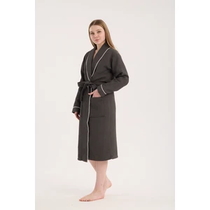 Denizli Concept Unisex Soho Pike Bornoz Antrasit