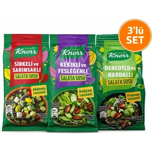 Salata Sosu Üçlü Set