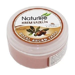 Doğal Argan Yağlı Krem Vazelin 125 ml