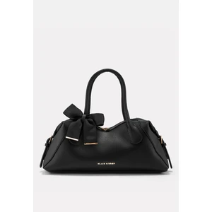 Black Ribbon Swan Tote Bag