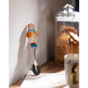 Madame Coco Paddington Ayı Bear Kaşık - Somon/mavi