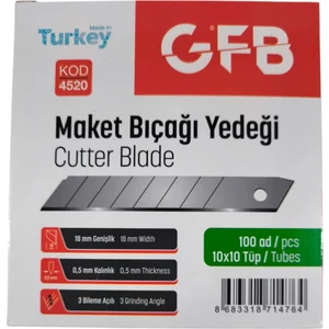 Maket Bıçağı Yedeği 100 Adet