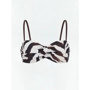 Zebra Desenli Kadın Bikini Üstü  (S6)