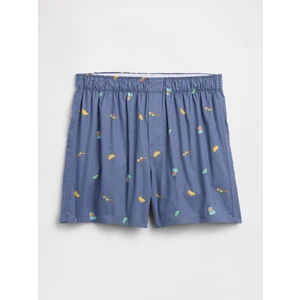 Erkek Mavi 4" Boxer