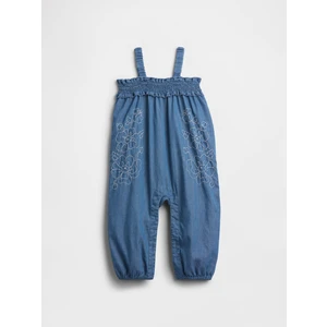 Bebek Mavi Smocked Tulum
