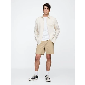 Erkek Açık Kahverengi 7" Essential Pull-On Khaki Şort