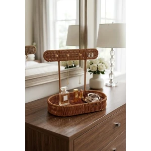 Laurus Home Hasır Askılı Organizer Sepet Taba