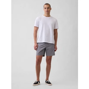 Erkek Gri 7" Relaxed Şortlar