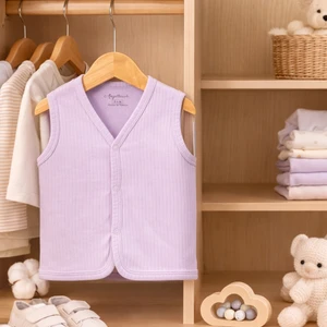 Angeltouch %100 Pamuk Kız Erkek Bebek Yelek Raporlu Basic