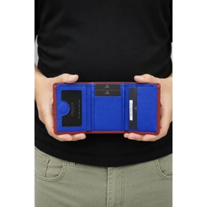 1414  Deri Mıknatıslı Erkek Cüzdan