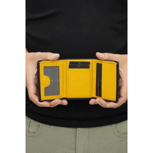 1414  Deri Mıknatıslı Erkek Cüzdan