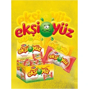 (20 Adet) Ekşi Yüz Sakız
