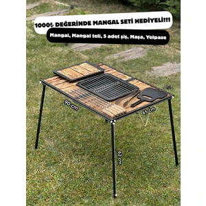 Katlanır Mangal Masası