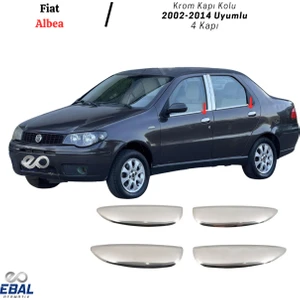 Ebal Oto Fiat Albea Krom Kapı Kolu 4 Kapı 2002-2014 Paslanmaz Çelik
