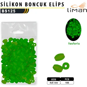 Silikon Boncuk Elips 100 Ad 4*6mm 100 Adet