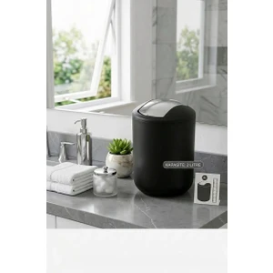 Siyah, Çöp Kovası 2 Litre - Brasil Model