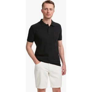 Pierre Cardin Erkek Siyah Regular Fit Basic Tişört 50321144-VR046