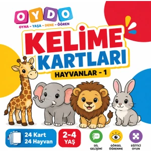 Kelime Kartları Hayvanlar 1