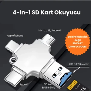 4-In-1 Micro Sd Kart Okuyucu
