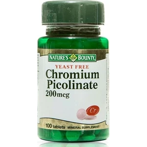 Nature's Bounty Chromium Picolinate 200 mcg
