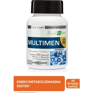 Suda Vitamin Multimen 50+ 50 Kapsül