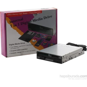 Circle Data 2,5" Card Reader - Floppy Siyah