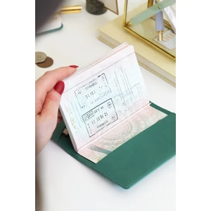 Matt Notebook Pasaport Kılıfı Koyu Yeşil