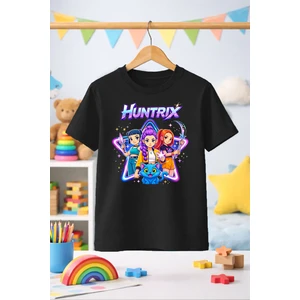 Huntrix Desen Baskılı Çocuk Tshirt