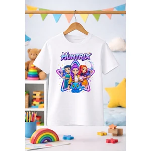 Huntrix Desen Baskılı Çocuk Tshirt