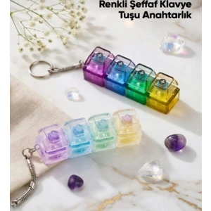 Işıklı Klavye Tuşu Switch Anahtarlık