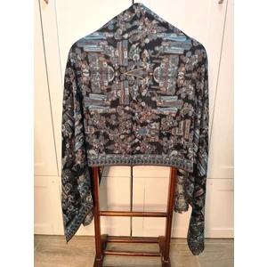 Çift taraflı Kaşmir İpek Pashmina Şal & Eşarp