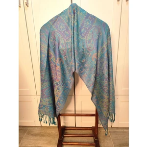 Çift Taraflı Kaşmir İpek Pashmina Şal & Eşarp