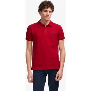U.s. Polo Assn. Erkek Bordo Tişört Basic 50322304-VR014