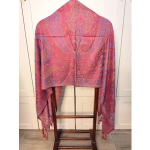 Çift taraflı Kaşmir İpek Pashmina Şal & Eşarp