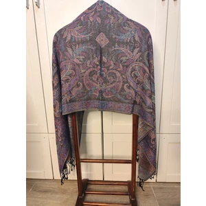 Çift taraflı Kaşmir İpek Pashmina Şal & Eşarp