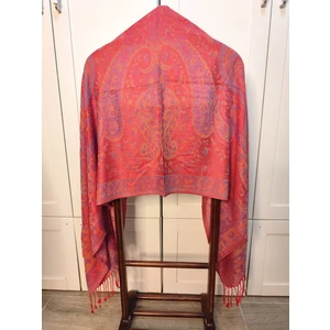 Çift Taraflı Kaşmir İpek Pashmina Şal