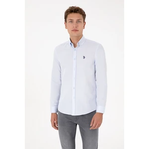 U.s. Polo Assn. Erkek Açık Mavi Gömlek Basic 50316723-VR003