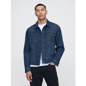 Erkek Mavi Icon Denim Ceket