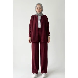Tesettür Önü Fermuarlı Oversize Modal Takım