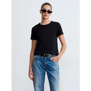 32779 Bisiklet Yaka T-Shirt-Siyah