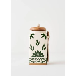 Bella Maison Molly Seramik Kavanoz Krem 1900 ml