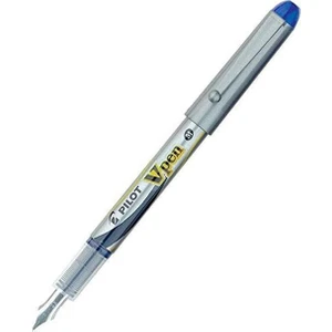 V-pen Roller Kalem Silver Mavi
