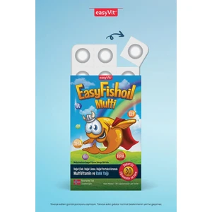 Multi Omega 3 Çiğnenebilir Jel Formda 30 Tablet